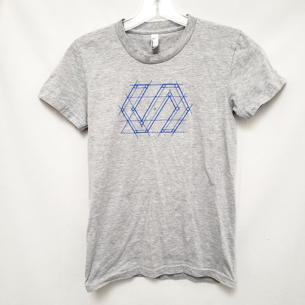 Gray American Apparel Tee